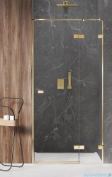 New Trendy Avexa Gold Shine drzwi wnękowe 80x200 cm przejrzyste prawe EXK-1631