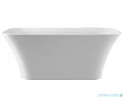 Besco Assos S-Line 160x70cm wanna wolnostojąca + syfon klik-klak czarny czyszczony od góry #WMD-160-ASB