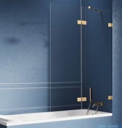 New Trendy Avexa Gold parawan nawannowy 2-częściowy 130x150 cm prawy przejrzyste EXK-2017