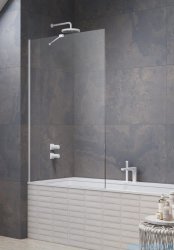 Radaway Modo New White Pnj parawan nawannowy 70cm L/P biały mat/szkło przejrzyste 10006070-04-01