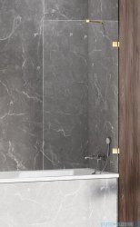New Trendy Avexa Gold Shine parawan nawannowy z wspornikiem skośnym 60x150 cm przejrzyste EXK-2171