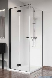 Radaway Nes 8 Black KDJ B kabina 100x80 lewa czarny mat/szkło przejrzyste 10075100-54-01L/10089080-01-01
