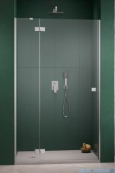 Radaway Essenza 8 Brushed Nickel Dwj drzwi wnękowe 120cm lewe szczotkowany nikiel/szkło przejrzyste 10480812-01-01L/10460337-91-01L
