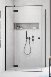 Radaway Essenza Black Kdj kabina 100x90cm lewa szkło przejrzyste 1385040-54-01L/1384050-01-01
