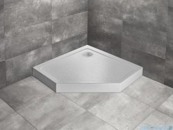 Radaway Doros Pt Compact Stone brodzik pięciokątny 80x80x11,5cm biały SDRPT8080-05-04S
