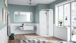 Novellini Glax 1 2.0 kabina standard 100x100 srebrna  G21R109M-1BB