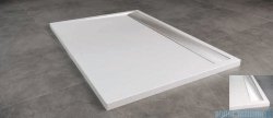 SanSwiss WIA Brodzik konglomeratowy prostokątny 80x100cm biały/połysk WIA801005004