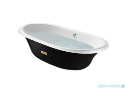 Roca Newcast Classic wanna owalna 170x85cm czarny korpus zewnętrzny A233650002