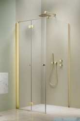 Radaway Nes 6 Kdj B Brushed Light Gold kabina 100x75cm lewa szczotkowane jasne złoto 10025100-98-01L/10039075-01-01