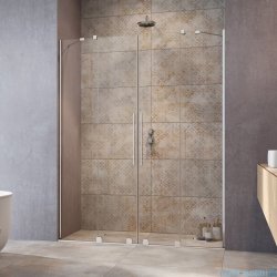 Radaway Furo DWD drzwi prysznicowe 140cm szkło przejrzyste 10108388-01-01/10111342-01-01