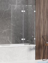 New Trendy Avexa parawan nawannowy 2-częściowy 120x150 cm prawa przejrzyste EXK-1959