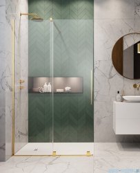 Radaway Furo Gold Walk-in kabina 80x200cm lewa szkło przejrzyste 10106438-09-01L/10110394-01-01