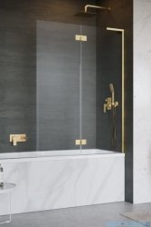 Radaway Essenza 8 SL Gold PND II parawan nawannowy 120cm prawy złoty połysk/przejrzyste 10500120-09-01R