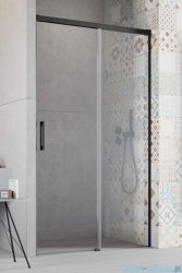 Radaway Idea Black 8 Dwj drzwi wnękowe 140cm prawe czarny mat/szkło przejrzyste 10330720-54-01R/10350653-01-01