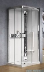 Novellini Glax 3 kabina prysznicowa z hydromasażem 100x70 prawa GL3A197DT1-1K