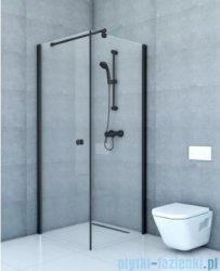 Sea Horse Fresh Line Black kabina kwadratowa lewa 90x90x195 cm przejrzyste BKP259TKL+