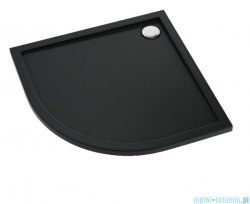 Schedpol Schedline Sharper brodzik półokrągły Czarny Mat 90x90x4,5cm 3S.S2O-9090/C/MG