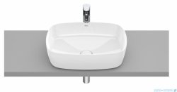Roca FINECERAMIC umywalka nablatowa cienkościenna Soft 50x37 biała SUPRAGLAZE A327500S00