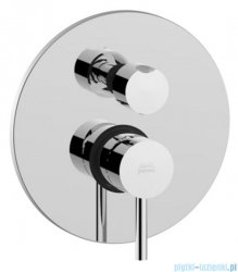 Paffoni Light Bateria podtynkowa z przełącznikiem chrom LIG019CR