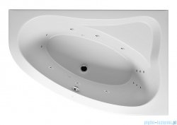 Riho Lyra/Aryl wanna asymetryczna 170x110cm z hydromasażem FLOW lewa B018006005