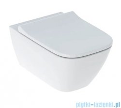 Geberit Miska wisząca WC Smyle Square Rimfree + deska sedesowa 500683002