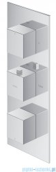 Omnires Fresh bateria podtynkowa termostatyczna 3-wyjściowa element natynkowy chrom FR7138ROCR