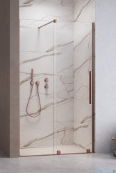 Radaway Furo Brushed Copper DWJ drzwi prysznicowe 90cm lewe szczotkowana miedź 10107472-93-01L/10110430-01-01