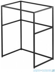 Deante Correo Nero konsola łazienkowa stojąca modułowa 60x40 cm czarny mat CKC N60A