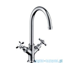 Hansgrohe Axor Montreux Bateria 2-uchwytowa umywalkowa z mostkiem nikiel szczotkowany 16510820