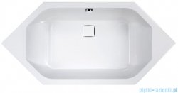 Sanplast Space Line Wanna sześciokątna+stelaż+adapter z pokrywką W6k/SPACE 190x90+SP, 610-100-1560-01-000