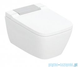 Geberit urządzenie WC z funkcją higieny intymnej AquaClean Sela Square, wisząca miska WC biały/chrom 146.250.21.1