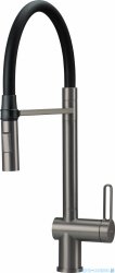 Deante MAGNETIC Bateria kuchenna z elastyczną wylewką 2 rodzaje strumienia titanium BRM_D72M