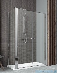 Radaway Eos II DWD+S Kabina 120x80 prawa szkło przejrzyste + brodzik Argos D + syfon 3799494-01/3799410-01L/4AD812-01
