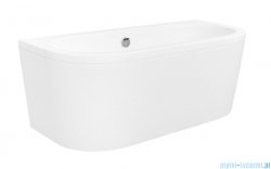 Besco Volya / Vista wanna 170x75cm wolnostojąca przyścienna z syfonem #WKV-170-WS