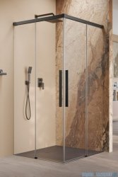 Radaway Idea 8 QL Black Kdd kabina 80x90cm szkło przejrzyste 10590080-54-01L/10590090-54-01R