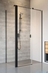 Radaway Nes Black Kds II kabina 100x70cm prawa czarny mat/szkło przejrzyste 10033100-54-01R/10040070-54-01