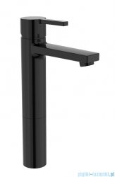 Roca Naia bateria umywalkowa sztorcowa wysoka Titanium Black EVERLUX-PVD A5A3B96CN0