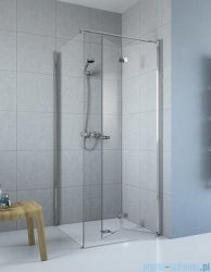 Radaway Fuenta New KDJ-B kabina prysznicowa 90x75 prawa przejrzyste + brodzik Delos D + syfon 384082-01-01R/384049-01-01/4D97545-03