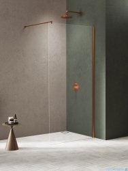 New Trendy Nesta Copper Brushed kabina Walk-In 110x200 cm miedź szczotkowana K-1750