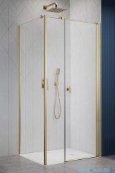 Radaway Nes Kds I Brushed Gold kabina 140x100cm prawa szczotkowane złoto 10023140-99-01R/10043100-99-01