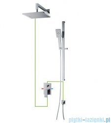 Omnires Fresh podtynkowy zestaw prysznicowy chrom SYSFR11CR