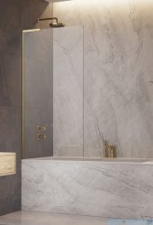 Radaway Modo SL Gold PNJ II parawan nawannowy 100cm lewy złoty połysk/przejrzyste 10316100-09-01L
