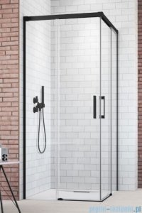 Radaway Idea Black Kdd kabina 70x110cm czarny mat/szkło przejrzyste 387065-54-01L/387063-54-01R