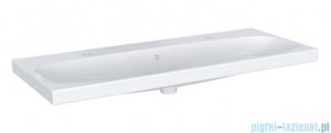 Geberit Acanto Umywalka ścienna z dwoma otworami na baterie 120x48 cm 501.880.00.1