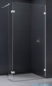 New Trendy Eventa kabina walk-in 50x200 cm jednoelementowa z dodatkową ścianką przejrzyste EXK-4627