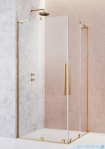 Radaway Furo SL Gold KDD kabina 120x90cm złoty połysk/szkło przejrzyste 10305120-09-01L/10305090-09-01R