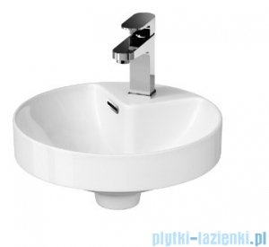 Cersanit Crea umywalka 37 cm wpuszczana w blat biała K114-002