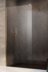 Radaway Modo X Gold II kabina Walk-in 50x200 złoty połysk/przejrzyste 10mm 389254-09-01 