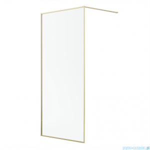 Radaway Modo F II Gold kabina Walk-in 70x201cm Złoty połysk szkło przejrzyste 10409074-09-01