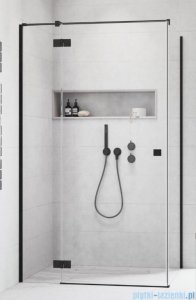 Radaway Essenza 8 Black Kdj kabina 90x80cm lewa czarny mat/szkło przejrzyste 10480612-01-01L/10470237-54-01L/10113080-01-01